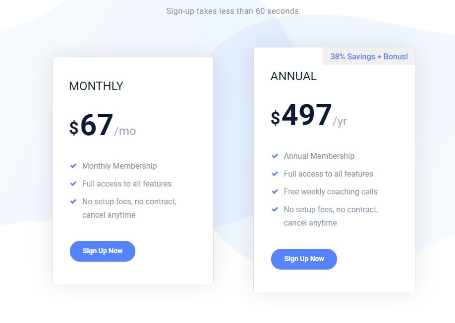 Tubesift Review - Pricing